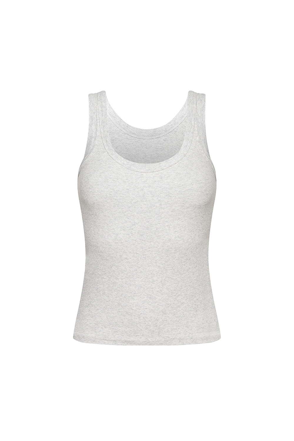 Round Neck Top Avrora Light-Gray Melange
