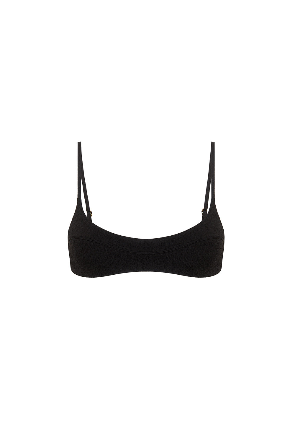 Top YASMIN Black Texture