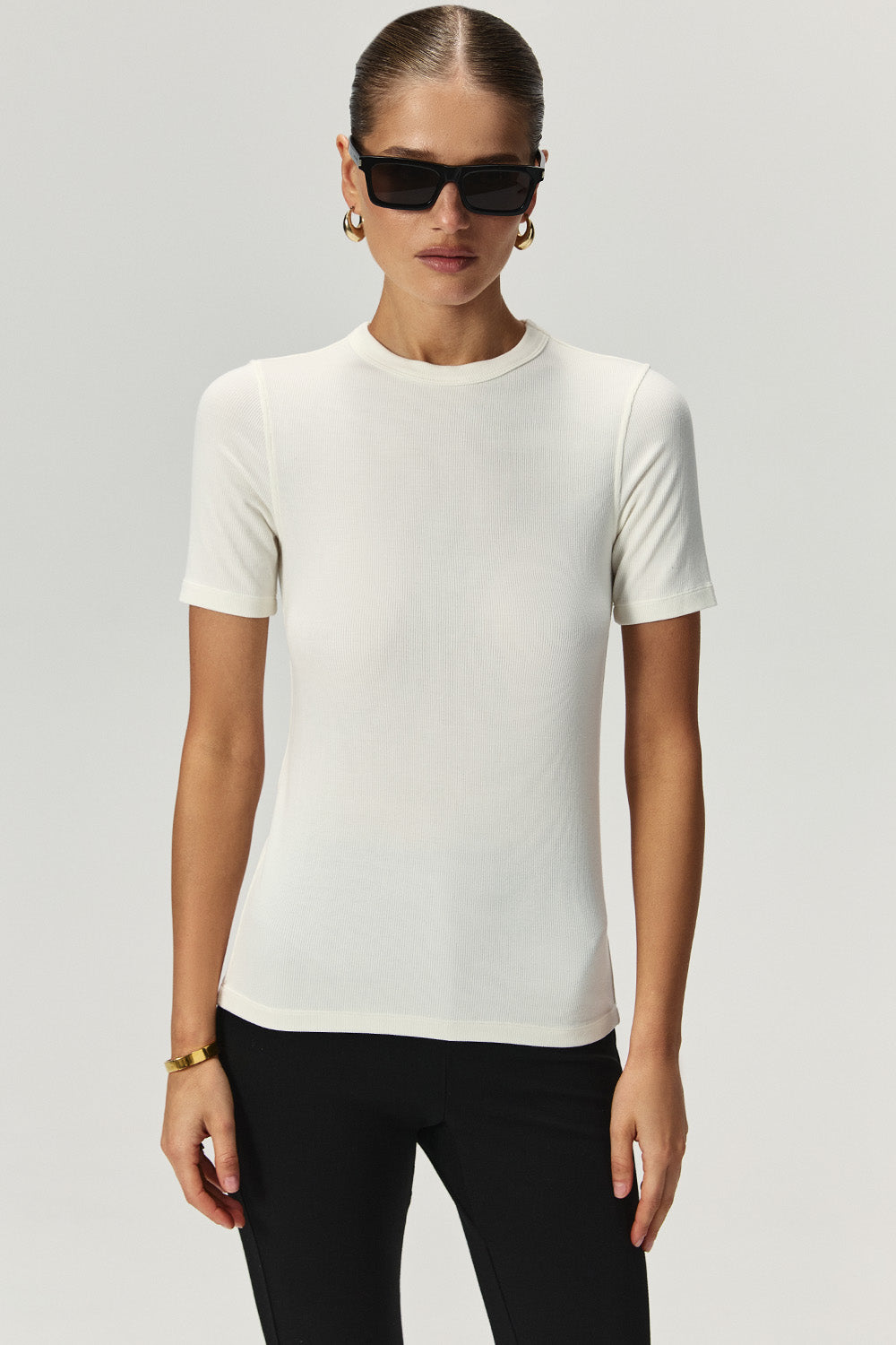 Viscose T-shirt GENTLE Milk