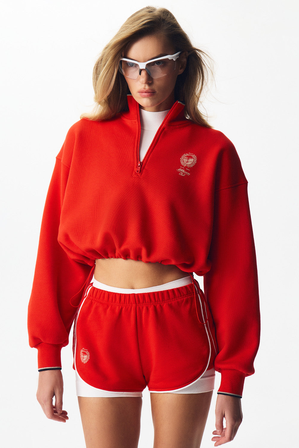 Shorts with print ATHLEISURE Carrot