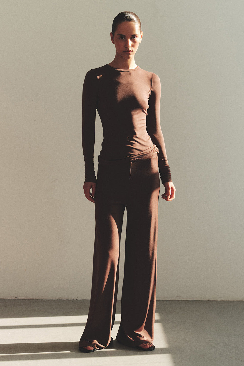 Modal pants GRACE Chocolate