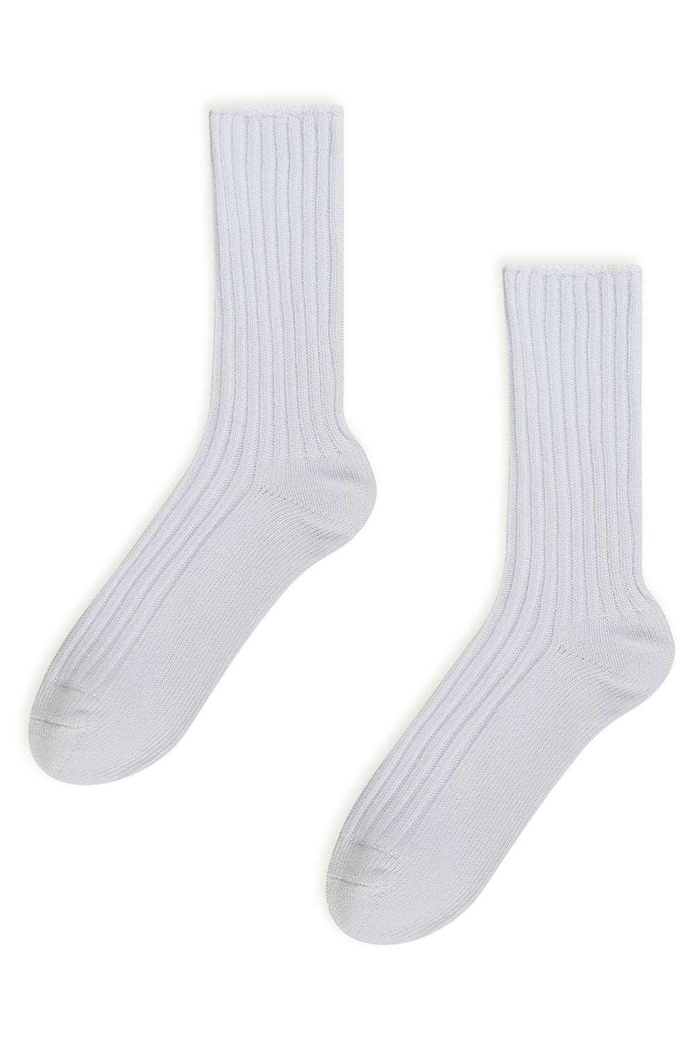 Cotton Mid-Calf Socks White