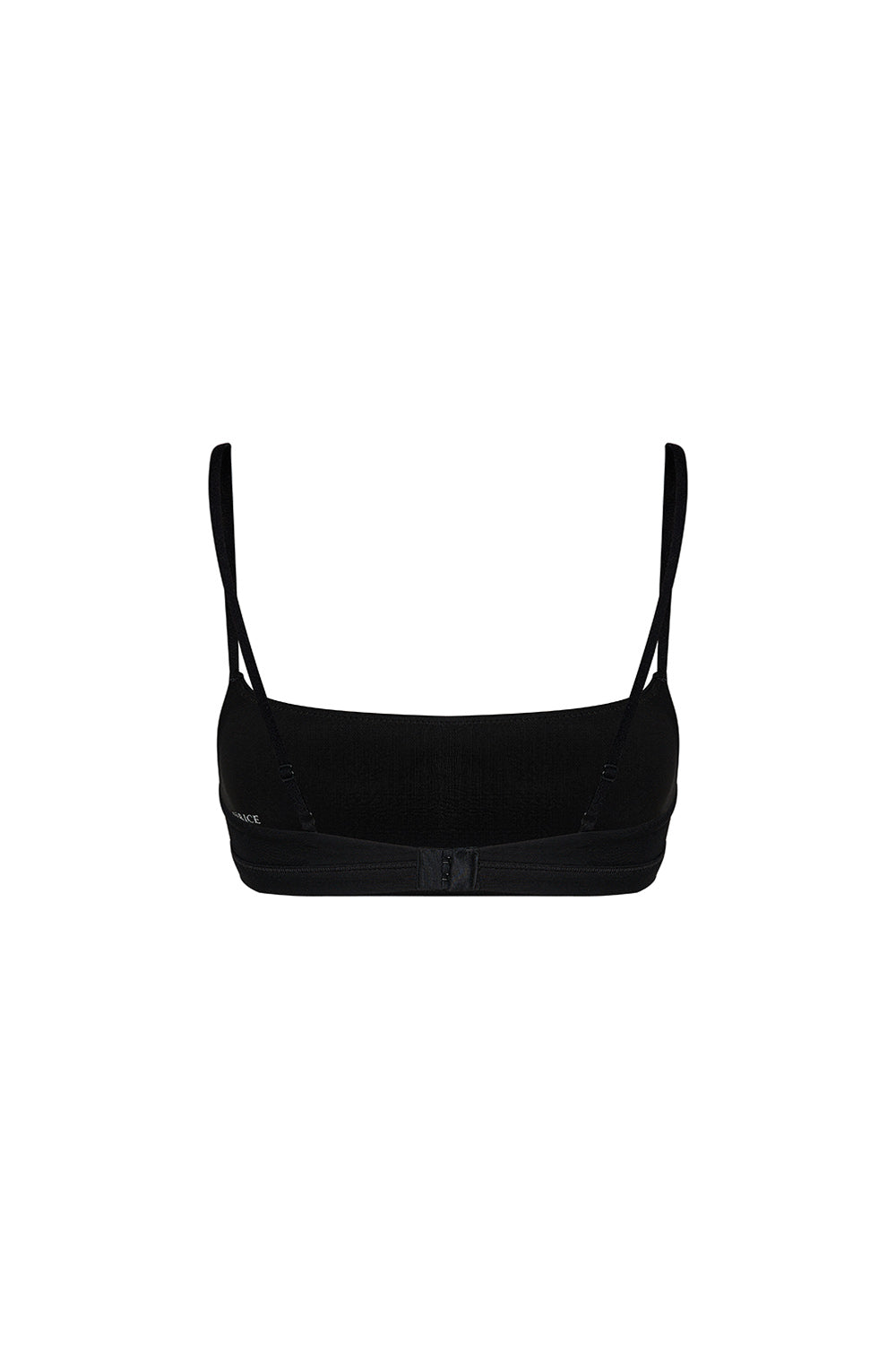 Top with straps bamboo Black