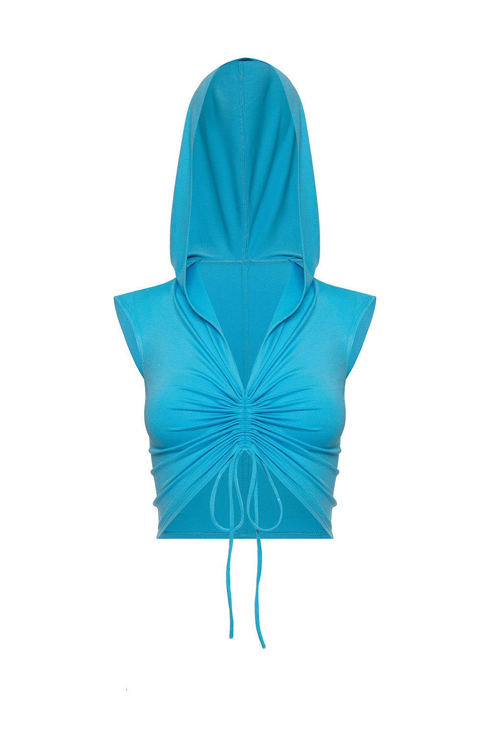 Hooded top AFINA Azure