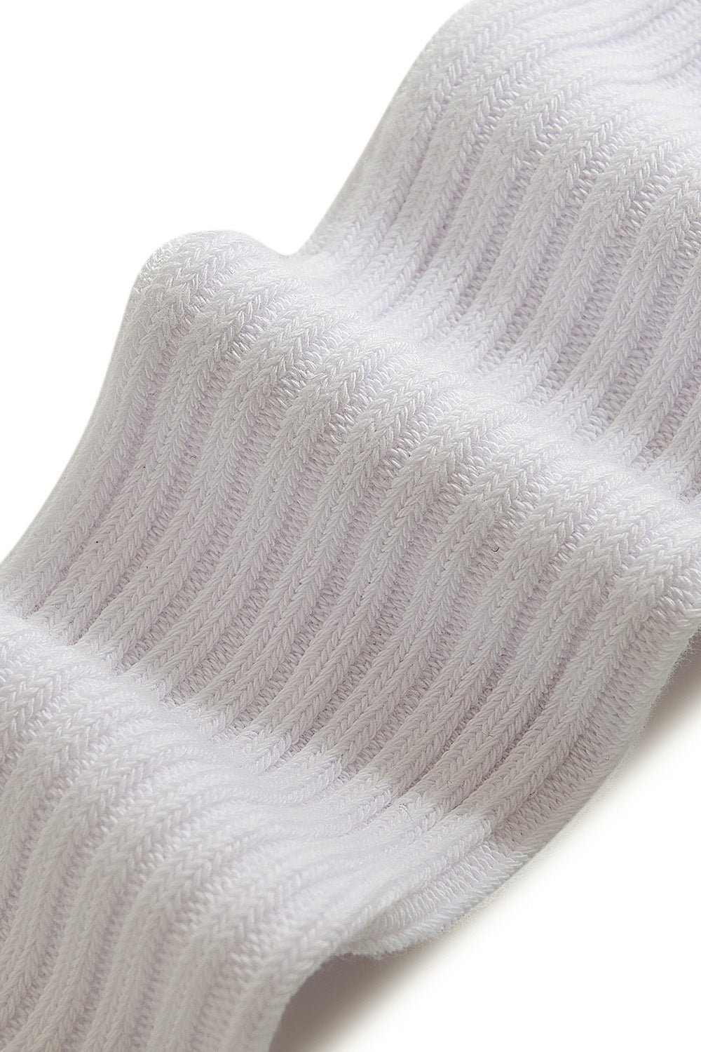 Long Cotton Socks White