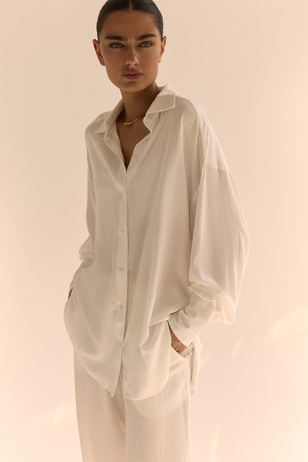 Long Shirt MYKONOS White