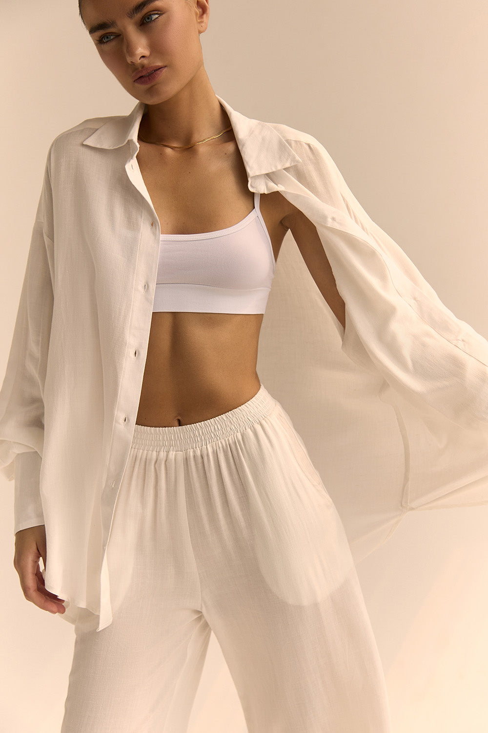 Long Shirt MYKONOS White