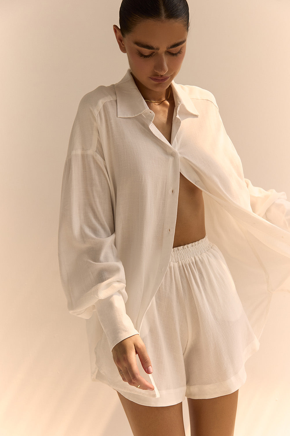 Long Shirt MYKONOS White