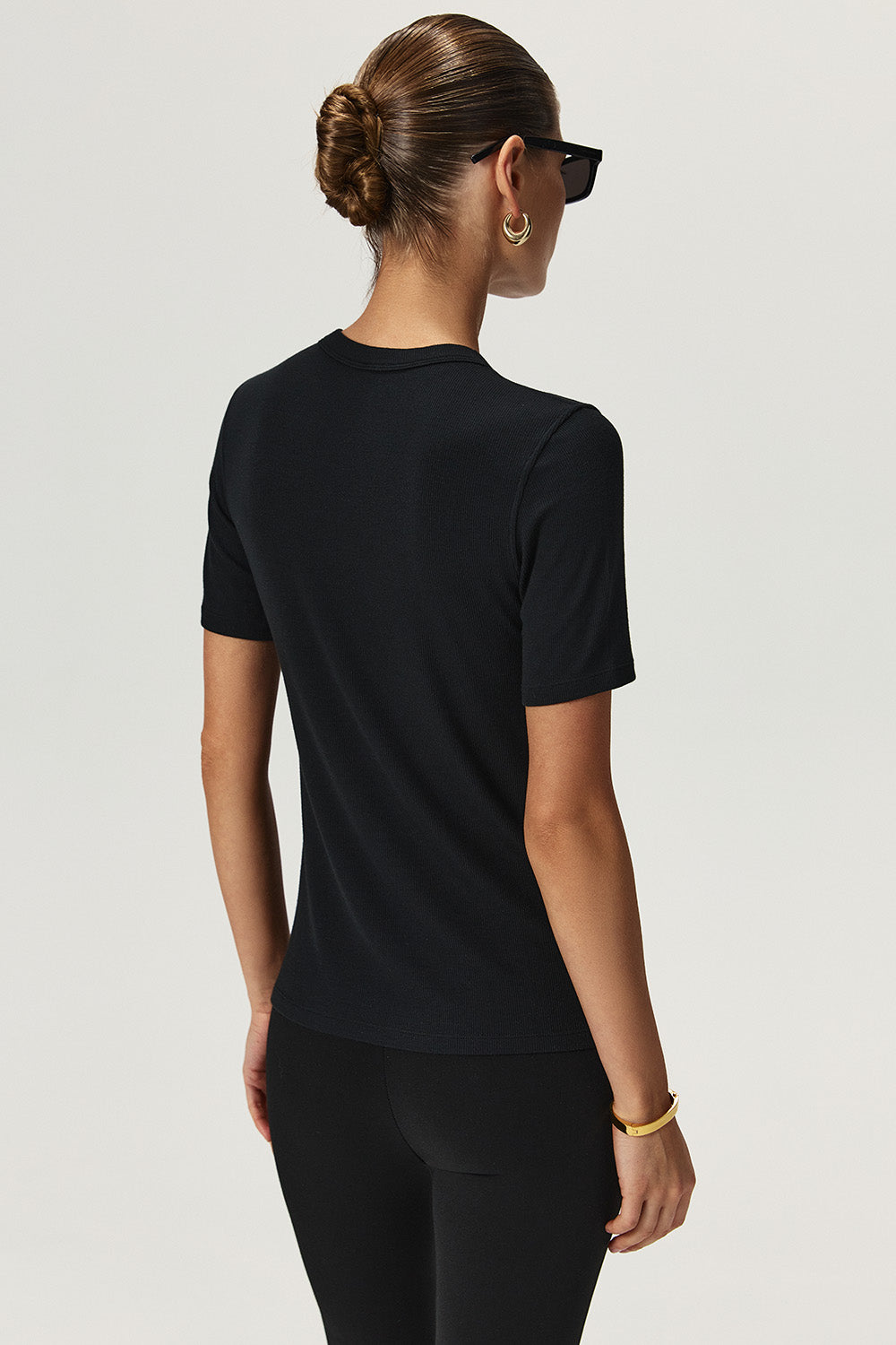 Viscose T-shirt GENTLE Black