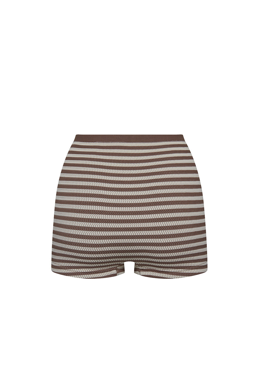 Bottom ELLA №1 High-Waist Shorts Brownie - Ice Cream