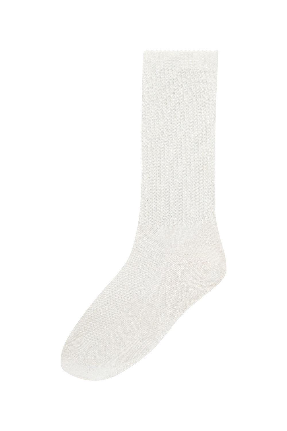 Long Ribbed Socks Milk