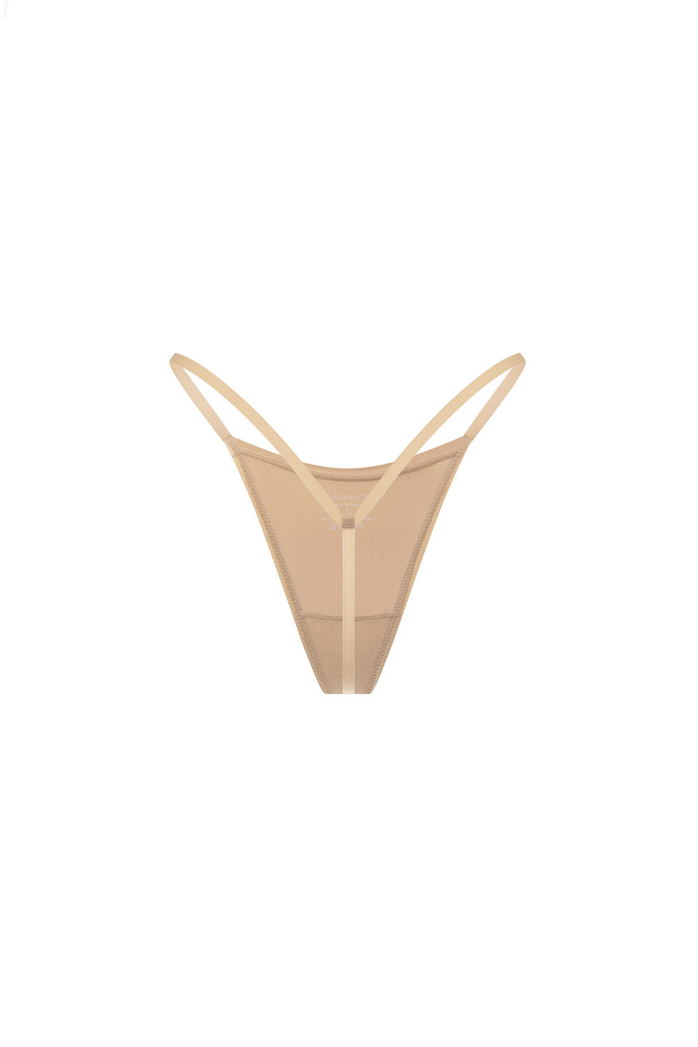 Micro thong bottom INVISIBLE Beige