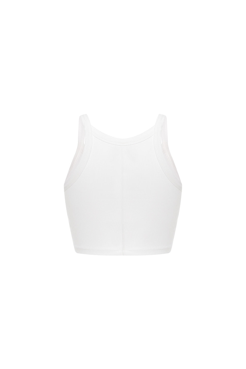 Cotton crop top with print BEACH PATROL Milk