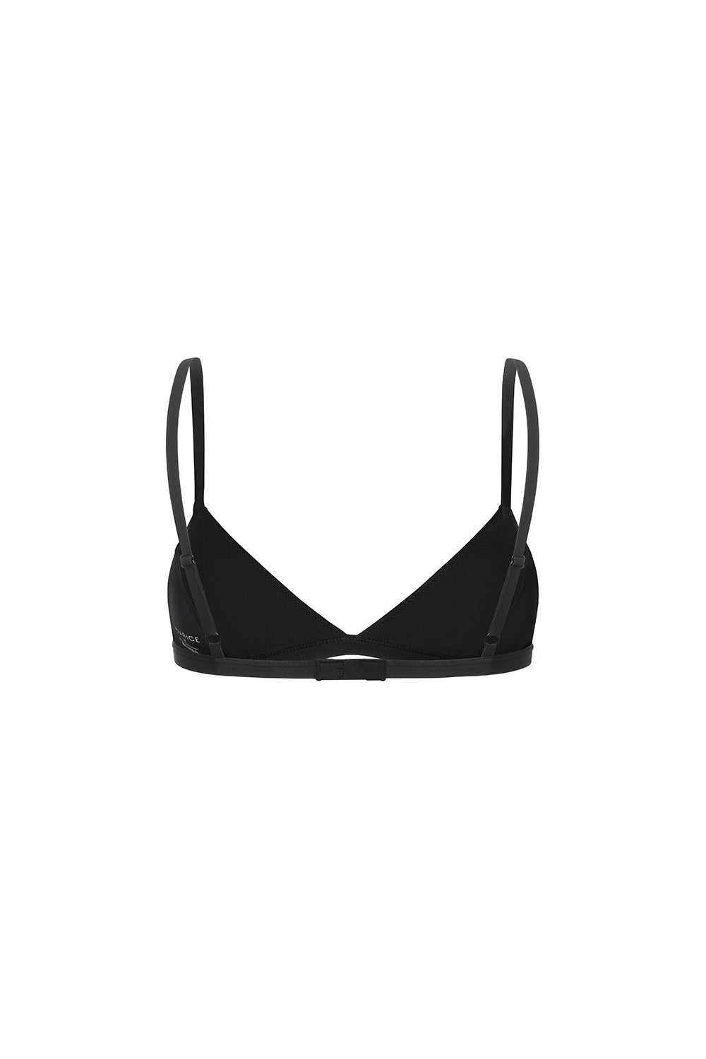 Top with adjustable straps INVISIBLE Black