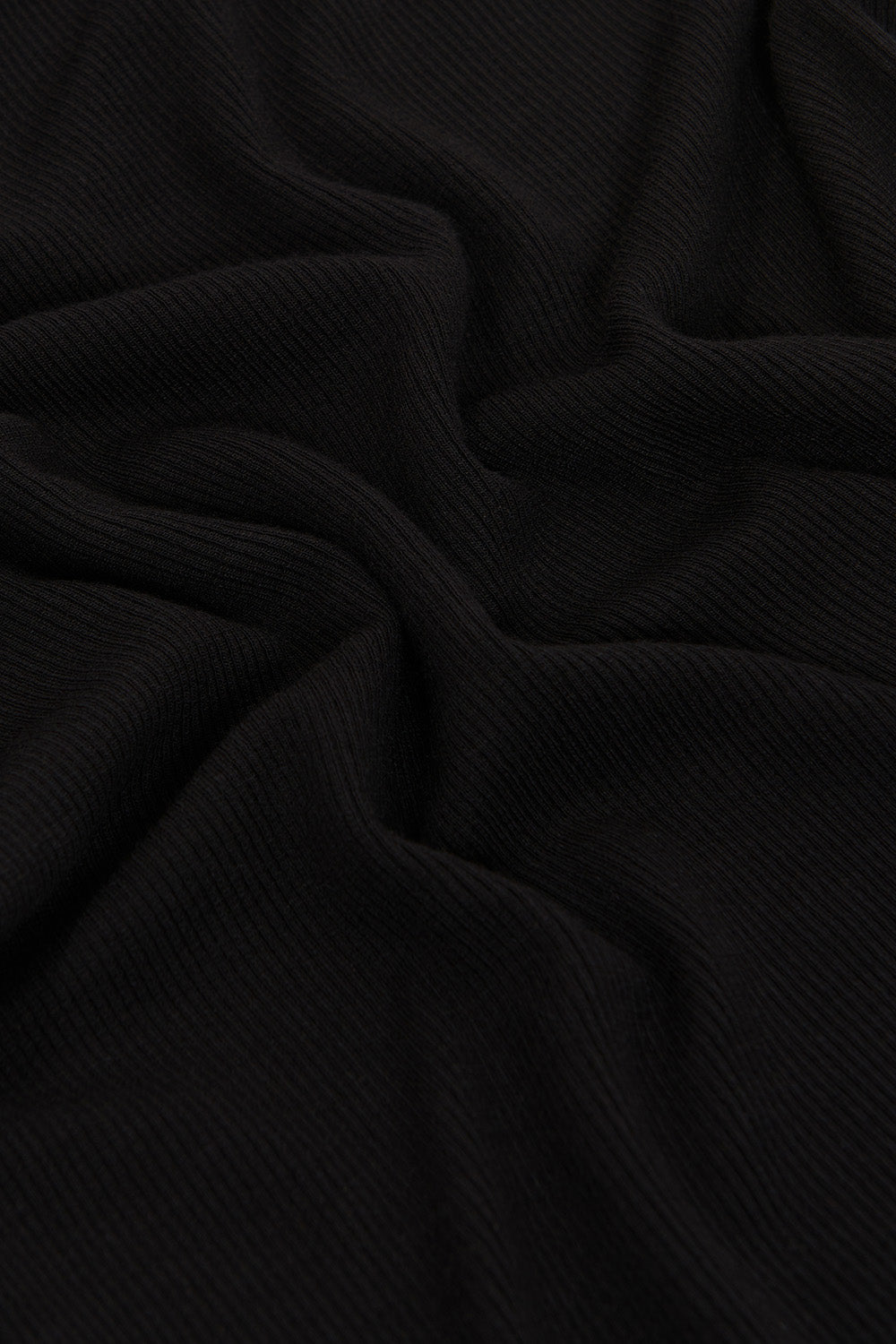 Viscose crew neck tank top GENTLE Black