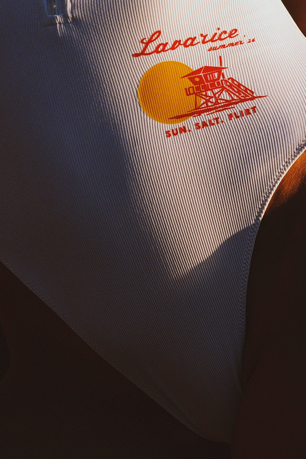 Swimsuit with print BEACH PATROL White