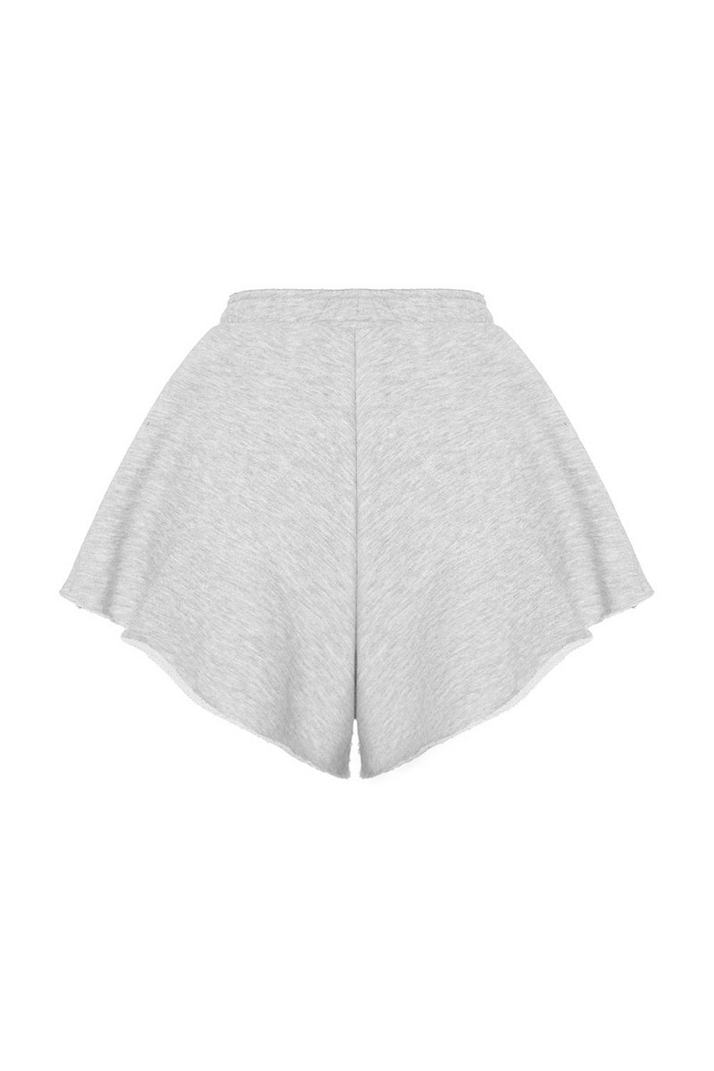 Shorts-skirt Light Gray Melange