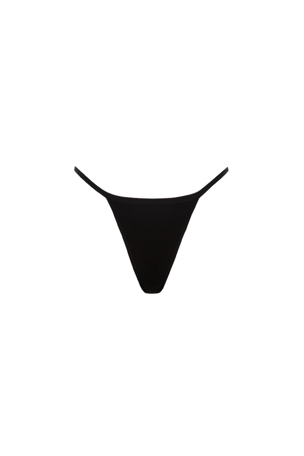 Microthong bottom INVISIBLE Black