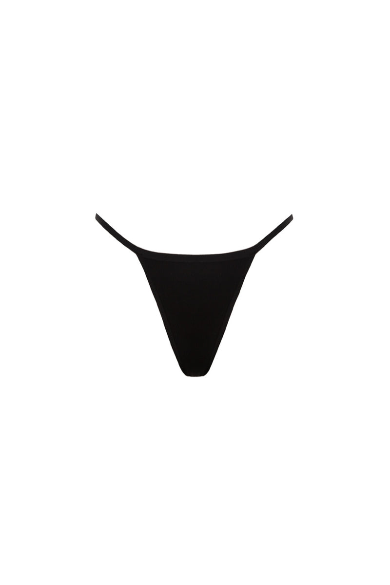 Microthong bottom INVISIBLE Black
